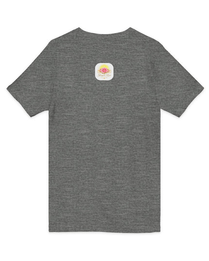 "Happy Valentine's Day" Unisex Jersey Short Sleeve V-Neck Tee