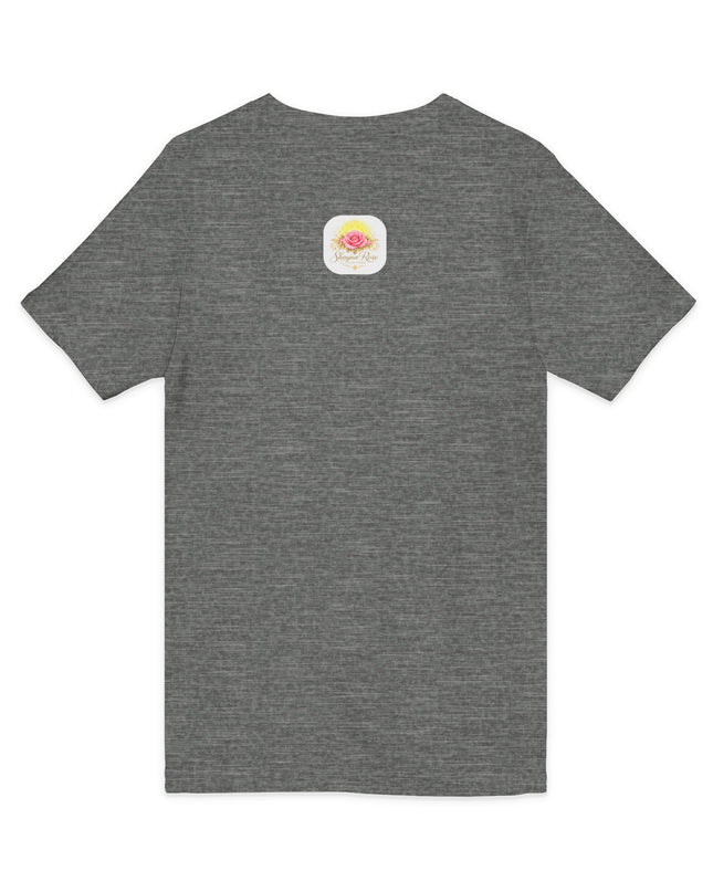 "Happy Valentine's Day" Unisex Jersey Short Sleeve V-Neck Tee