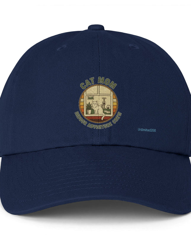 "Cat Mom Adventure Crew" Clean Up Cap