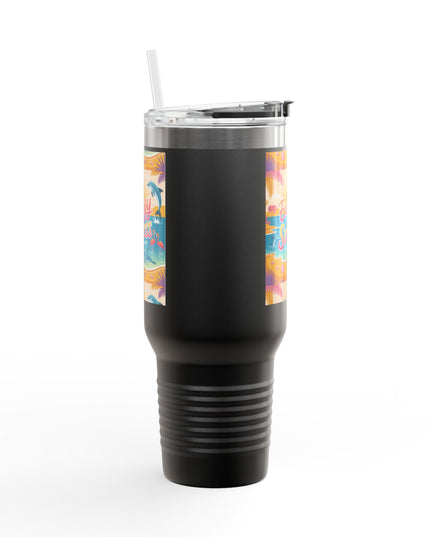 "February in Florida, Energy for Success" Insulated Travel Mug, 40oz