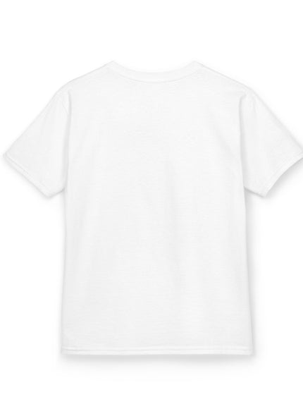 "Cat Face Sketch" Kids Heavy Cotton Tee