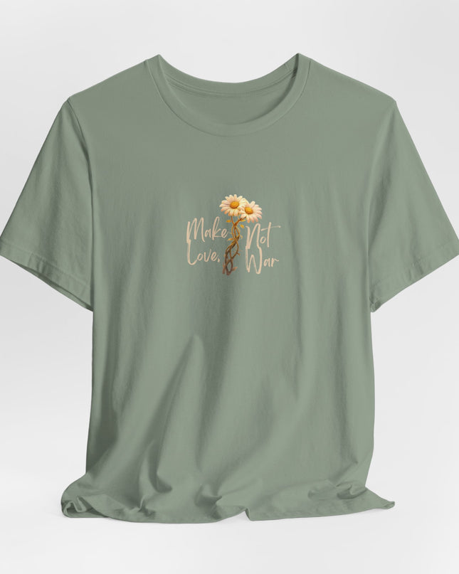 "Make Love, Not War" Unisex Jersey Short Sleeve Tee