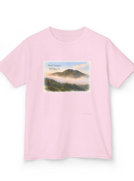 "Mount Tamalpais, Mill Valley, California Kids Heavy Cotton Tee