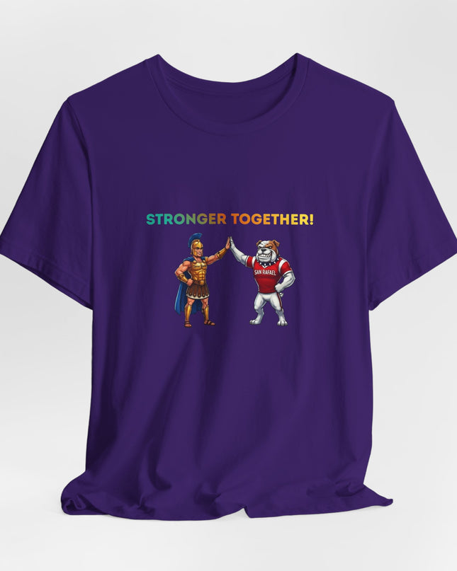 "Stronger Together SR and TL Mascots" Unisex Jersey Short Sleeve Tee