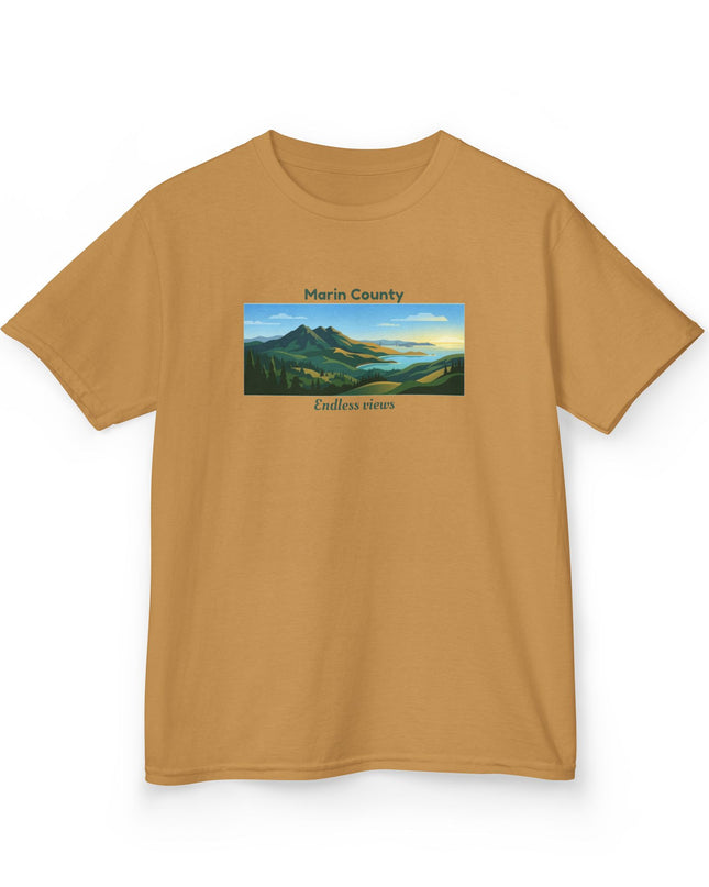 "Marin County - Endless Views" Kids Heavy Cotton Tee