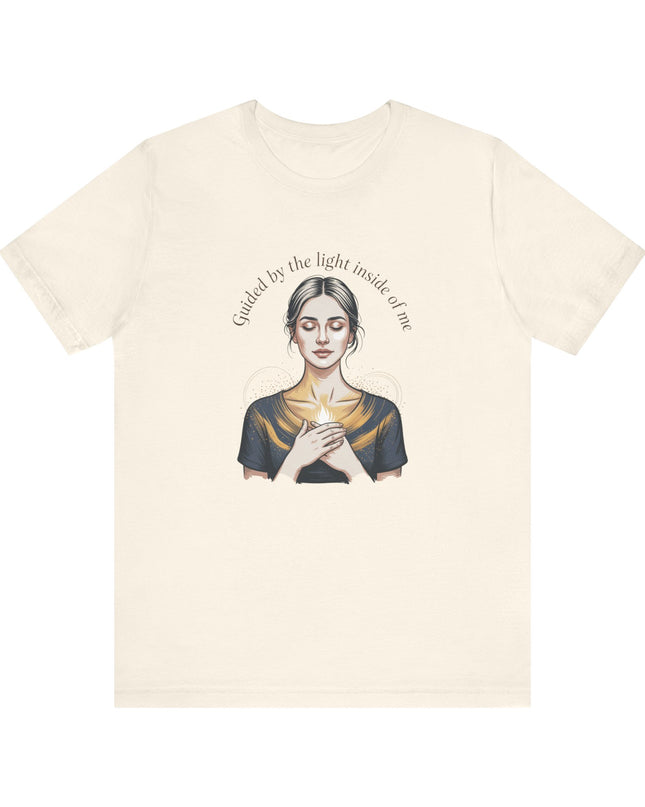 "Guided by the Light inside of Me" Unisex Jersey Short Sleeve Tee