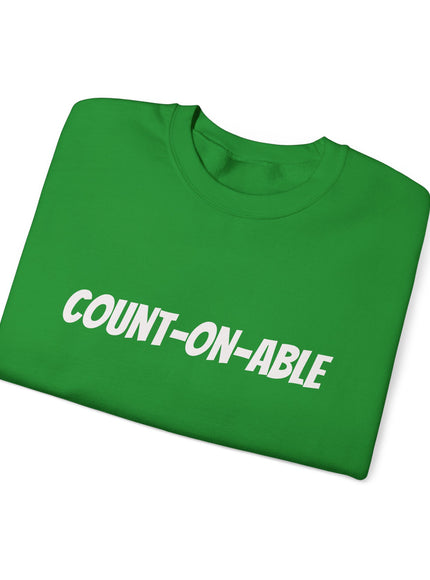 "Count-on-able" Unisex Adult Sweatshirt