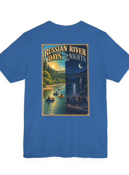 "Russian River Days, Russian River Nights" Unisex Jersey Short Sleeve Tee