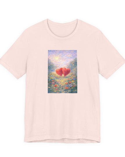 "Valentine's Day - Monet Style" Unisex Jersey Short Sleeve Tee