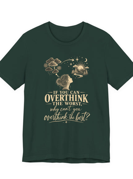 "Overthink" Unisex Jersey Short Sleeve Tee