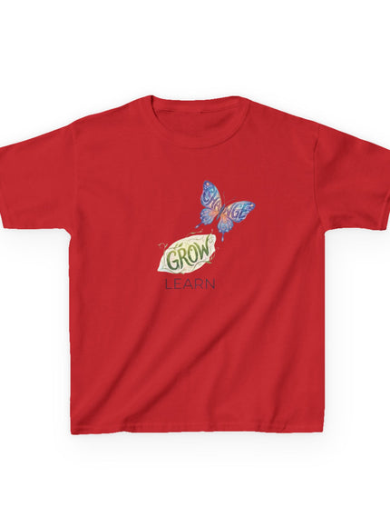 "Learn, Grow, Change" Kids Heavy Cotton Tee
