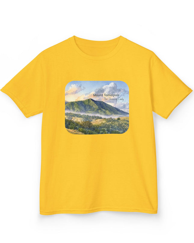 "Mount Tamalpais, the Sleeping Lady" Kids Heavy Cotton Tee