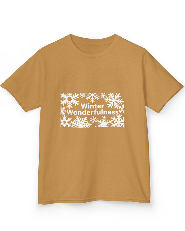 "Winter Wonderfulness" Kids Heavy Cotton Tee