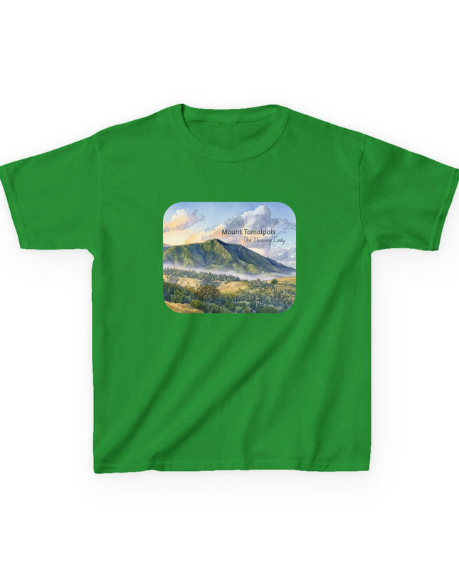 "Mount Tamalpais, the Sleeping Lady" Kids Heavy Cotton Tee