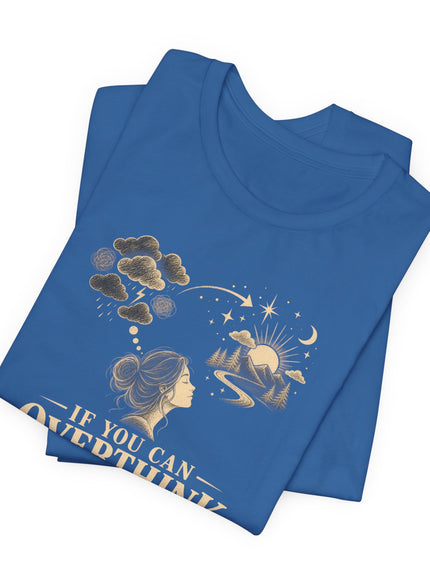 "Overthink" Unisex Jersey Short Sleeve Tee