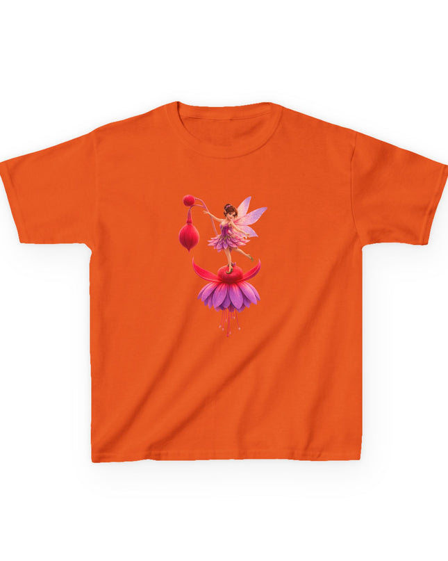 "Fuchsia Fairy" Kids Heavy Cotton Tee