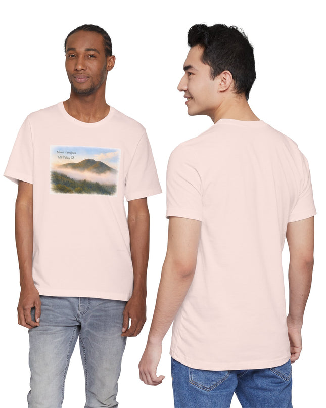 "Mount Tamalpais, Mill Valley, California" Unisex Jersey Short Sleeve Tee
