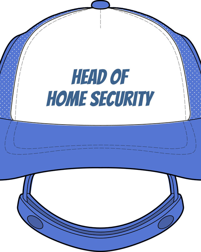 "Head of Home Security" Dog Foam Trucker Hat
