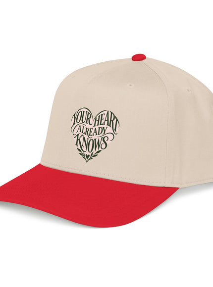 "Your Heart Already Knows" Mid Profile Baseball Cap