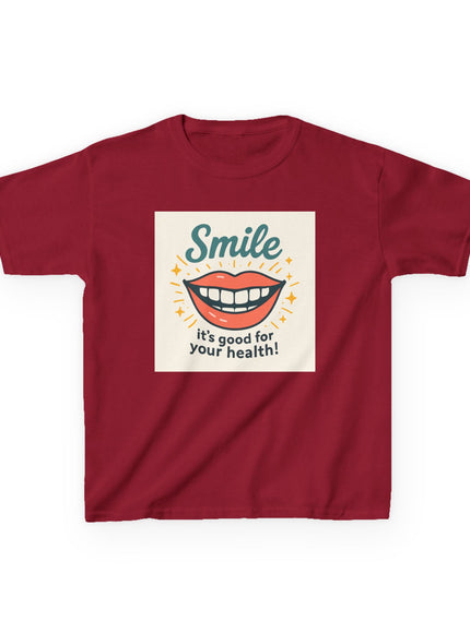"Smile" Kids Heavy Cotton Tee