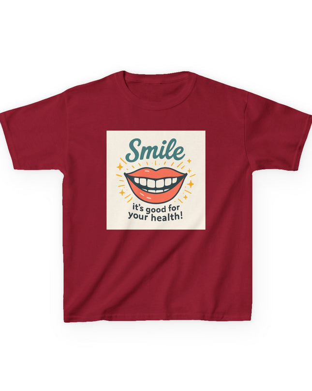 "Smile" Kids Heavy Cotton Tee
