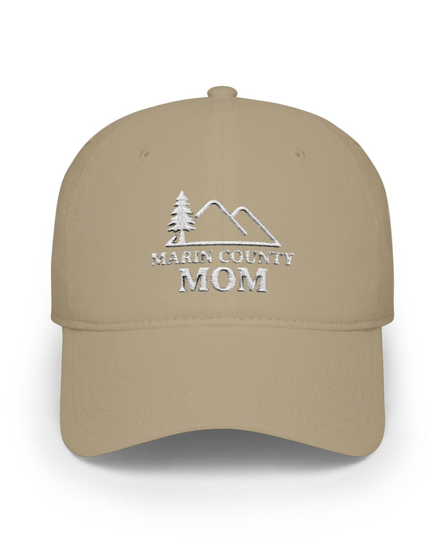 "Marin County Mom" Embroidered Low Profile Baseball Cap