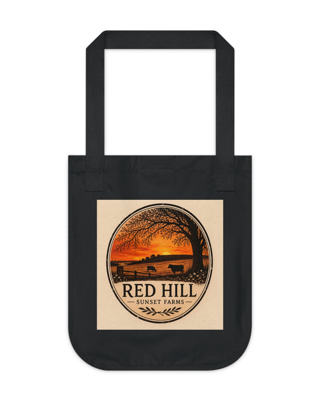 "Red Hill Sunset Farms Organic Canvas Tote Bag