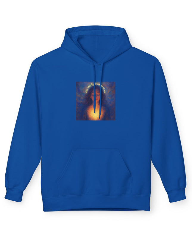 "With the Light Inside of Me" Unisex Midweight Softstyle Fleece Hoodie