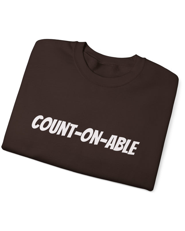 "Count-on-able" Unisex Adult Sweatshirt