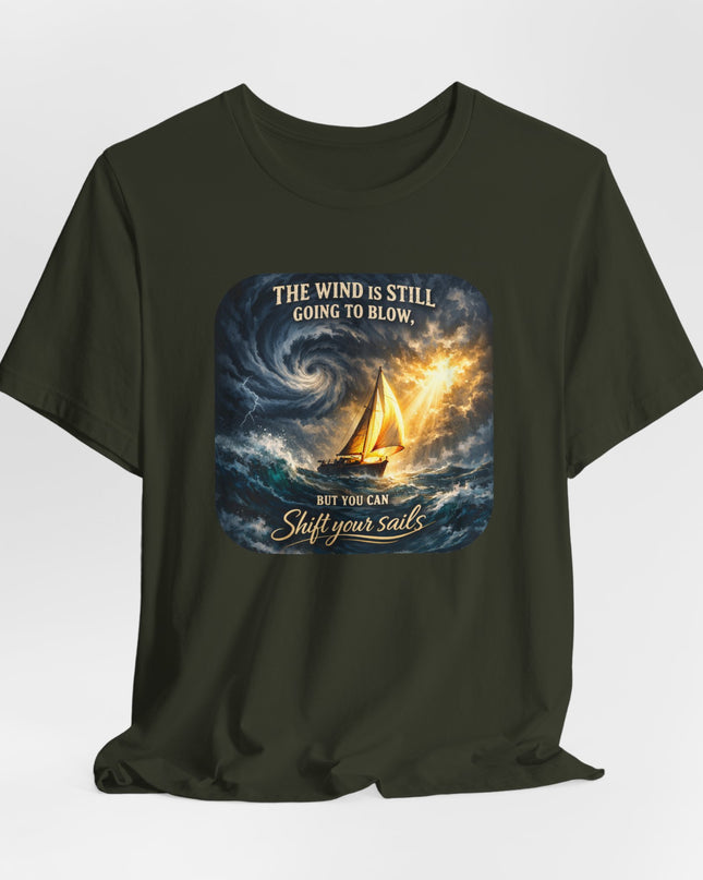 "Shift your Sails" Unisex Jersey Short Sleeve Tee