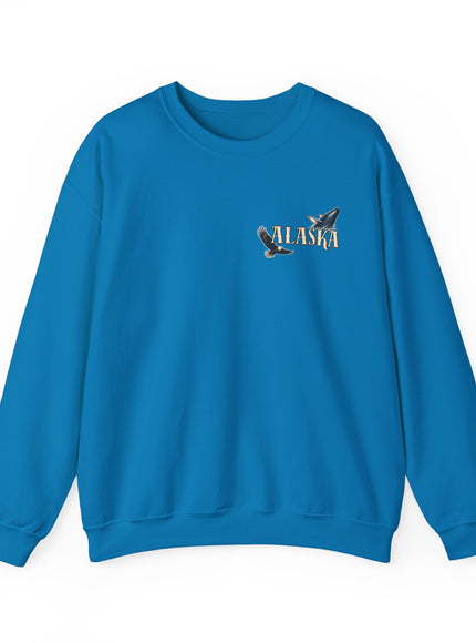 "Alaska" (Ink front and back) Unisex Heavy Blend Crewneck Sweatshirt
