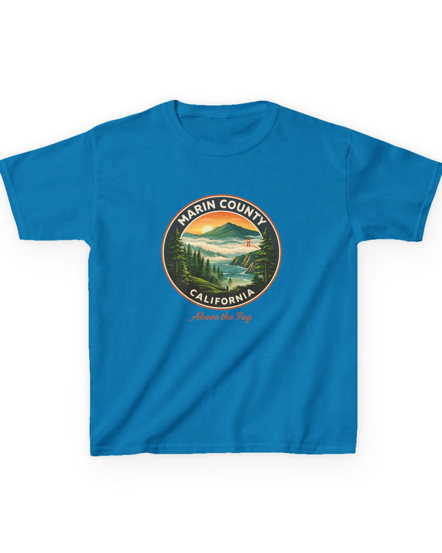 "Marin County, Above the Fog" Kids Heavy Cotton Tee