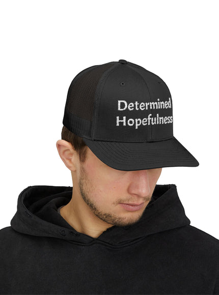 "Determined Helpfulness" Snapback Trucker Cap