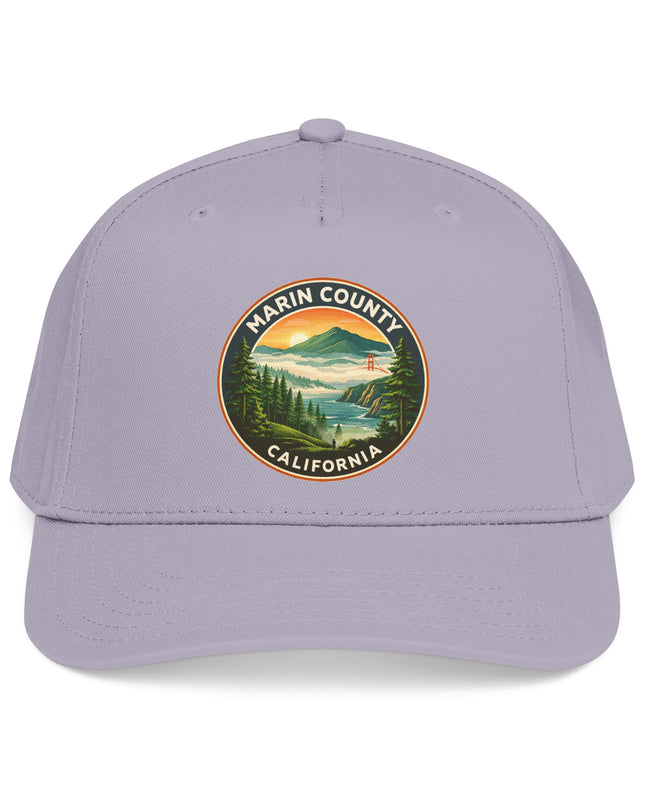 "Marin County, Above the Fog" Mid Profile Baseball Cap