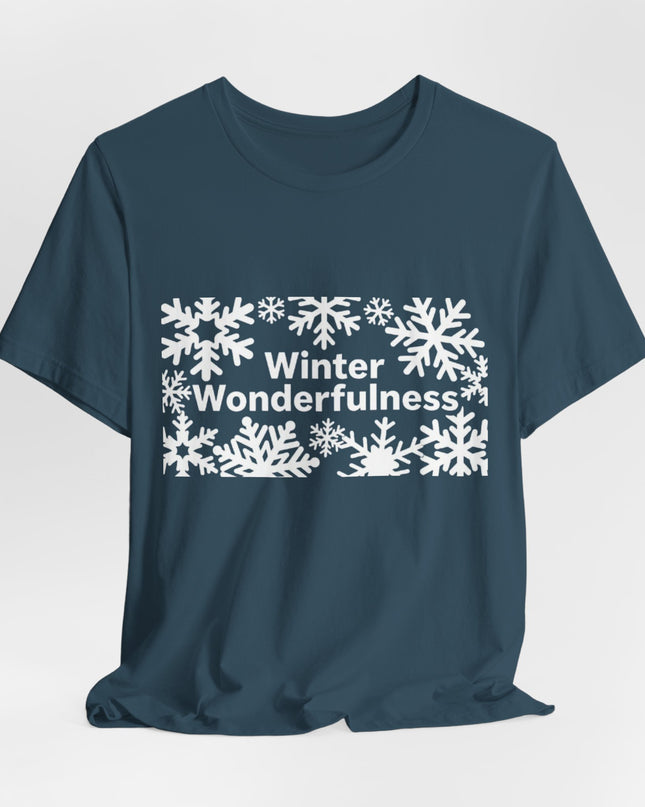 "Winter Wonderfulness" Unisex Jersey Short Sleeve Tee