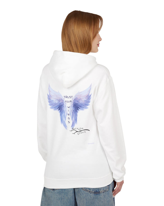 "Trust your Wings, Not the Branch" Unisex Midweight Softstyle Fleece Hoodie