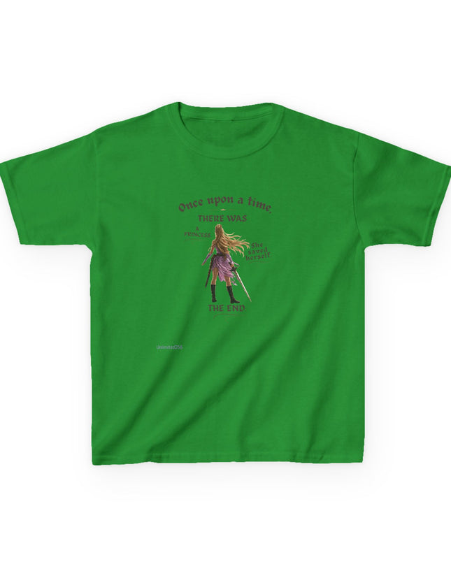 "She Saved Herself" Kids Heavy Cotton Tee