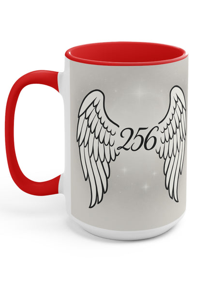 "Celestial Angel Wings 256" Accent Mug