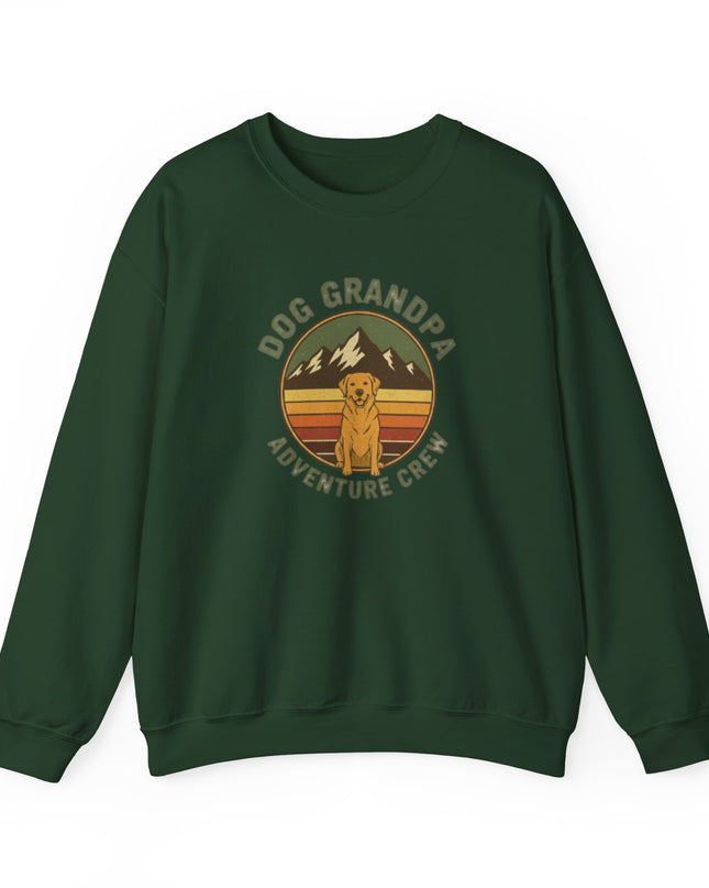 "Dog Grandpa Adventure Crew" Unisex Adult Sweatshirt