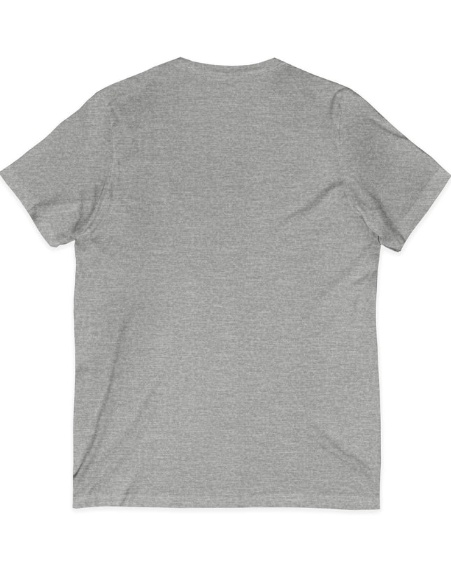 "Day 256 (not blinking black cat)" Unisex Jersey Short Sleeve V-Neck Tee
