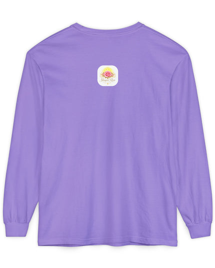 "Happy Valentine's Day" Unisex Garment-dyed Long Sleeve T-Shirt