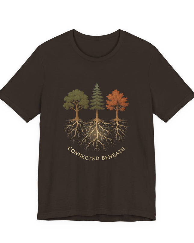 "Connected Beneath" Unisex Jersey Short Sleeve Tee