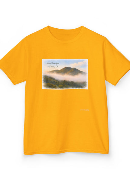"Mount Tamalpais, Mill Valley, California Kids Heavy Cotton Tee
