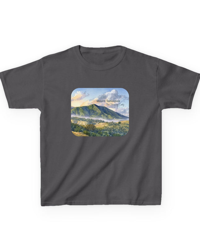 "Mount Tamalpais, the Sleeping Lady" Kids Heavy Cotton Tee