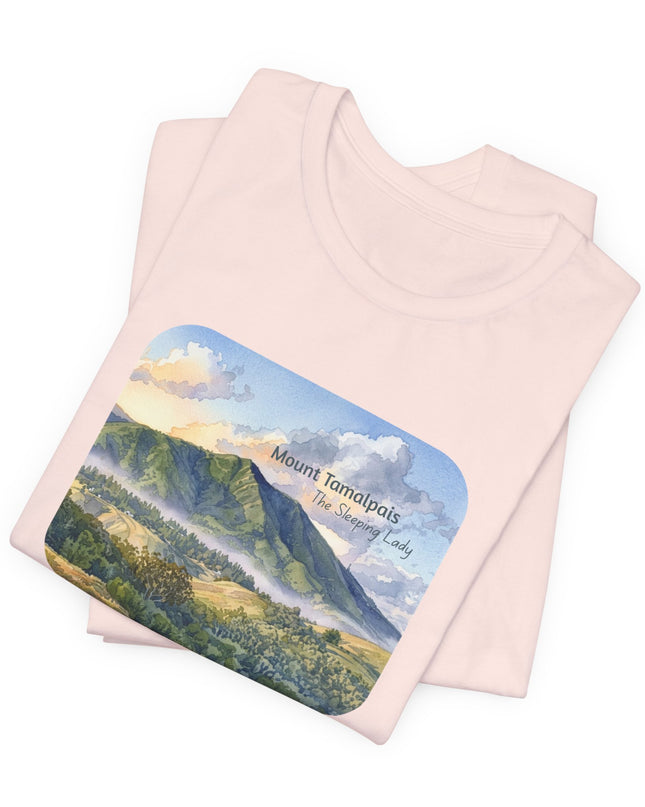 "Mount Tamalpais, the Sleeping Lady" Unisex Jersey Short Sleeve Tee