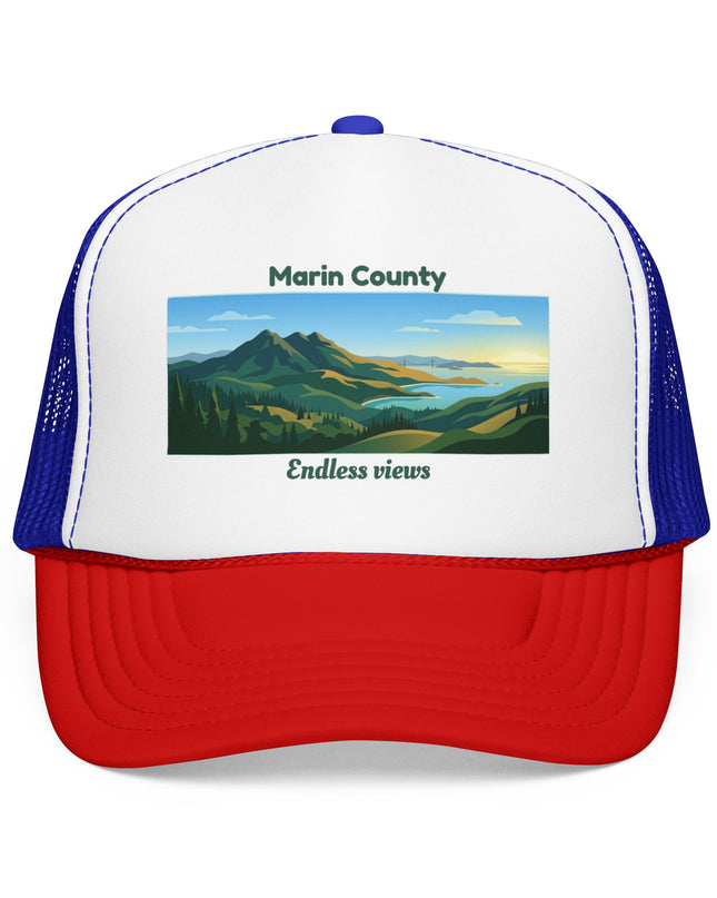"Marin County, Endless Views" Foam Trucker Hat