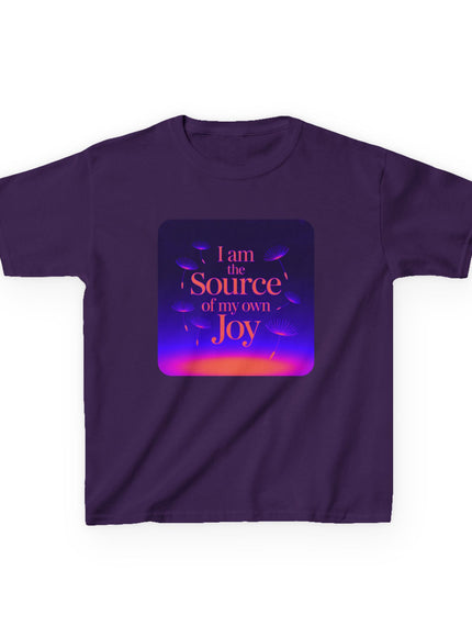 "I Am the Source of my Own Joy" Kids Heavy Cotton Tee