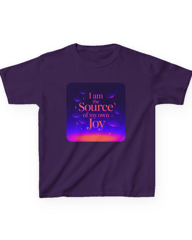"I Am the Source of my Own Joy" Kids Heavy Cotton Tee