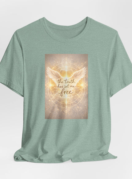 "The Truth Has Set Me Free" Unisex Jersey Short Sleeve Tee