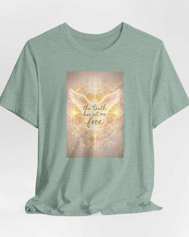 "The Truth Has Set Me Free" Unisex Jersey Short Sleeve Tee